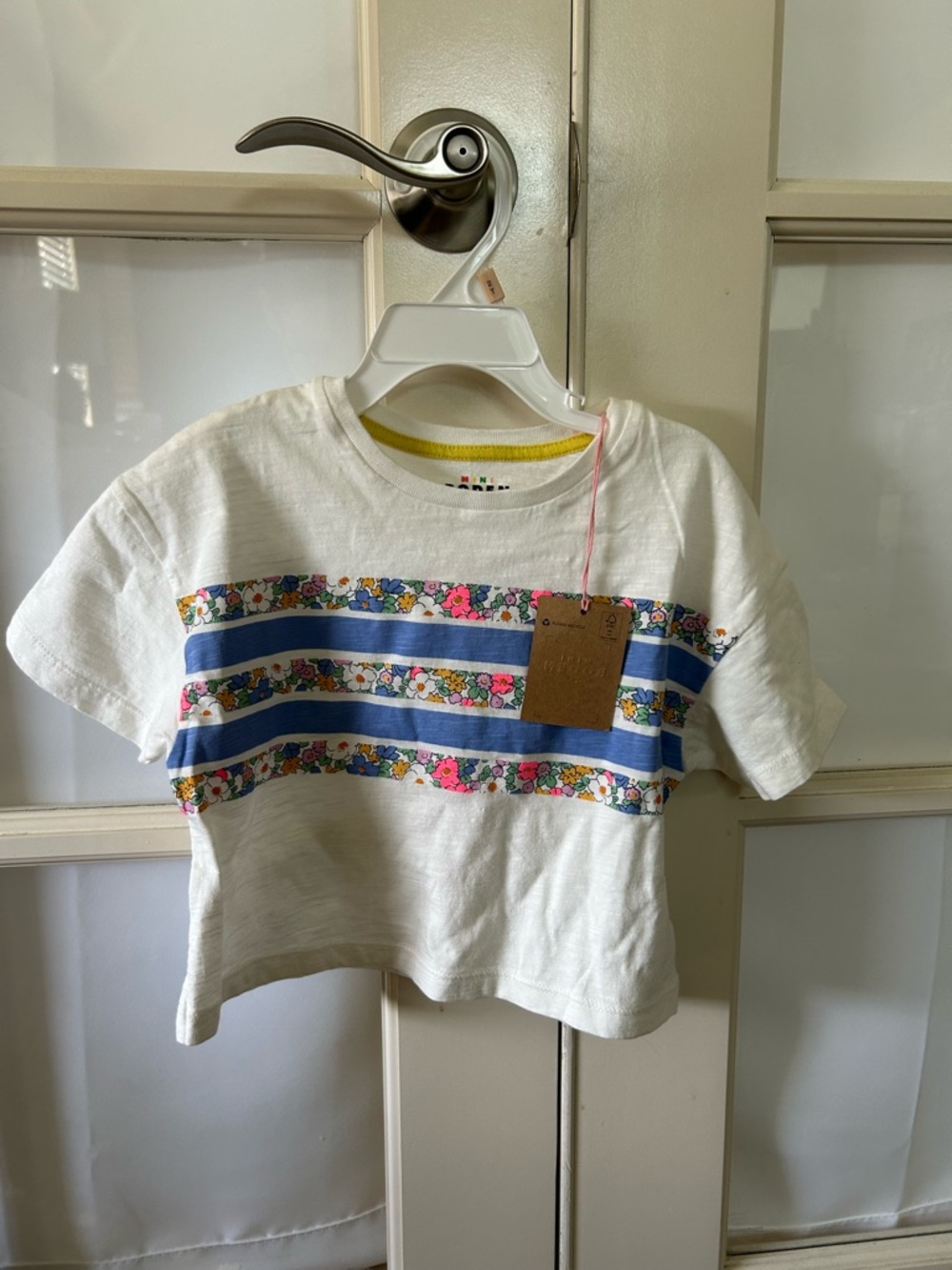 NWT Mini Boden cropped tee